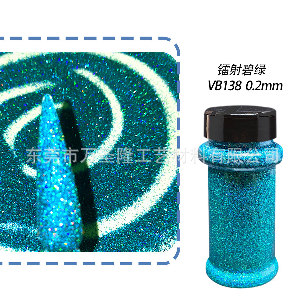 Wholesale Holographic Bottle Glitter Nail Art Colorful Sequins